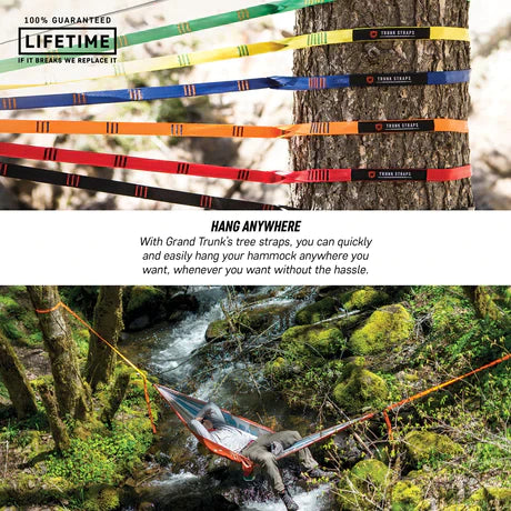 Trunk Straps Hammock Hanging Kit - GrandTrunk - Forest