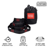 Trunk Straps Hammock Hanging Kit - GrandTrunk - Forest